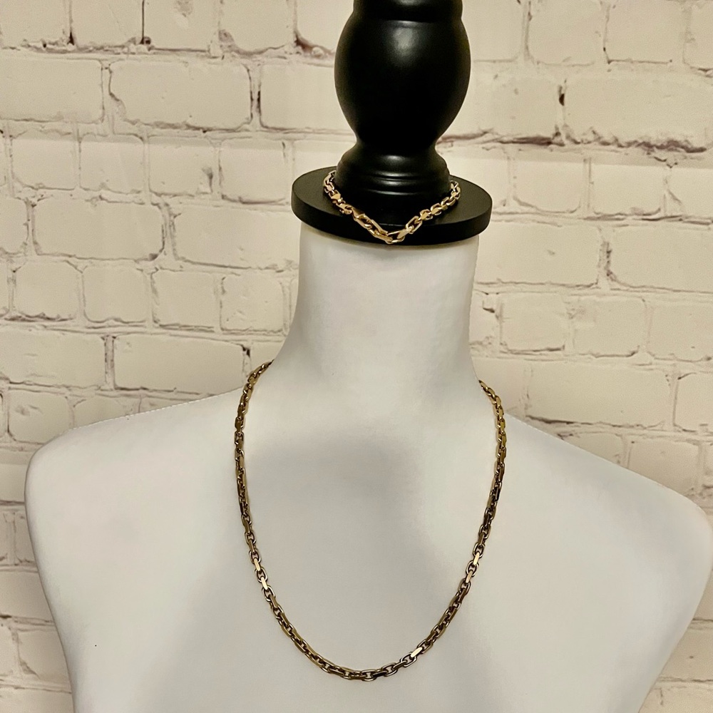 Men’s 14k 22” Necklace & Matching 8” bracelet set